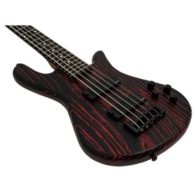 Spector NS Pulse 5 5-String Bass w/ EMG pickups - Cinder Red image 4