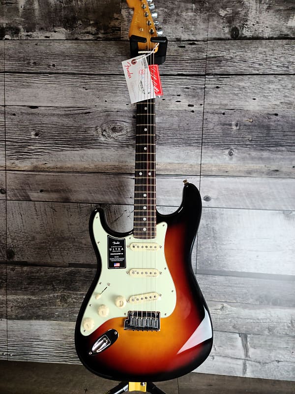 Fender American Ultra Stratocaster Left-Handed with Rosewood Fretboard 2021 Ultraburst image 1