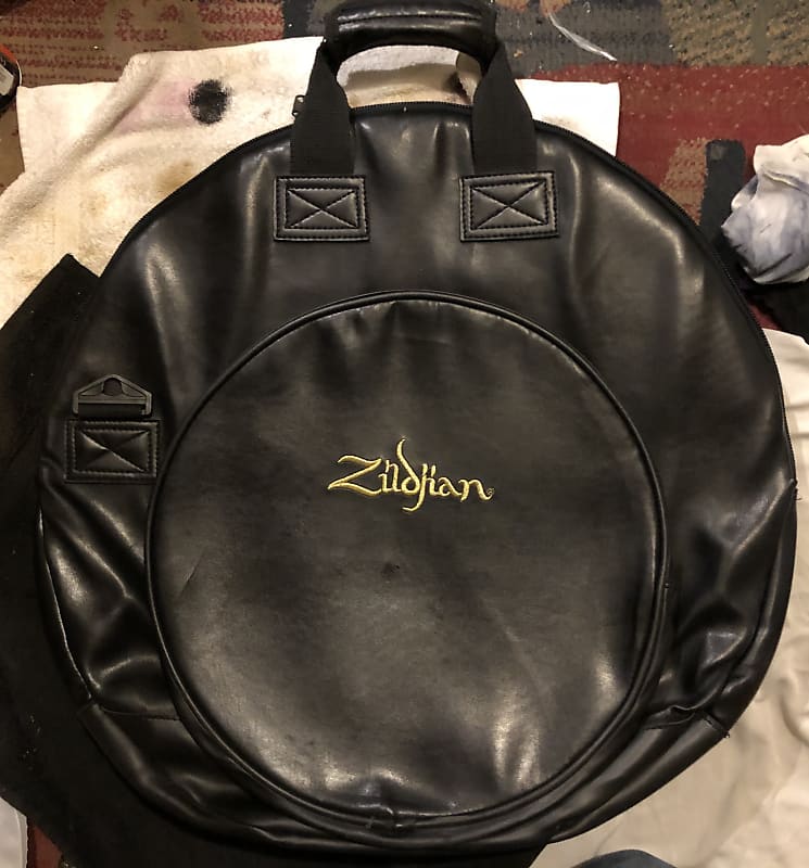 Vintage Zildjian Vegan Leather 80’/90’s  Black image 1