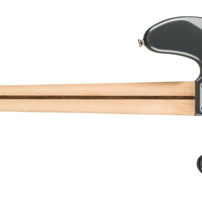 Squier Affinity Jazz Bass with Laurel Fretboard 2020 - Present Charcoal Frost Metallic image 3