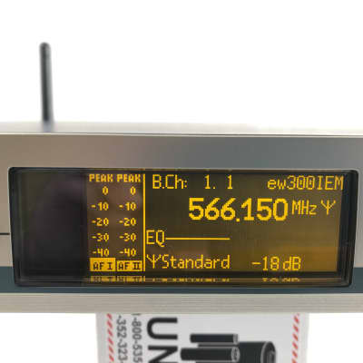 Sennheiser IEM G3 transmitter G 566-608 ew300 wireless in ear monitors G4 2000 image 2