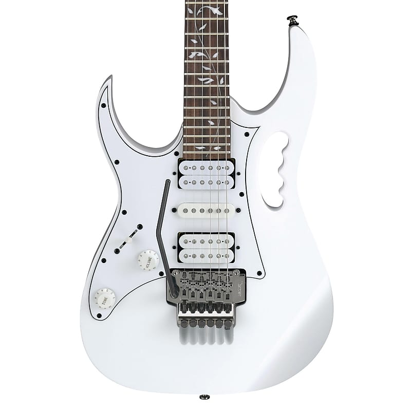 Ibanez JEMJRL Left-Handed Steve Vai Signature JEM Junior Electric Guitar White