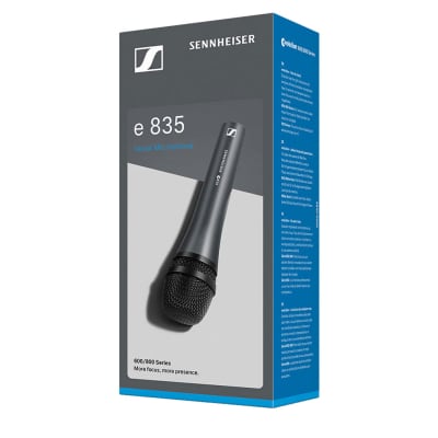 Sennheiser e835 Cardioid Dynamic Handheld Vocal Microphone w/ Mic Clip image 5