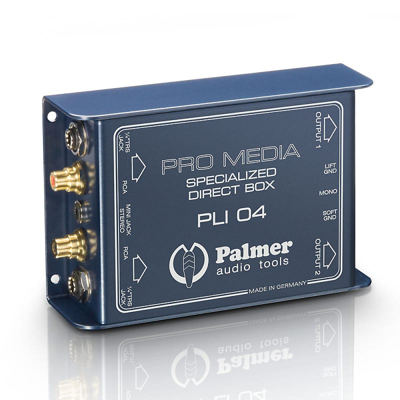 Palmer PLI04 - Pro A/V Media Direct Box for PC, Laptop, and A/V Gear image 1