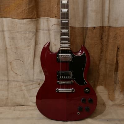 Greco Sg Junior 1962 Replica Long Tenon Neck P90 Wine Red Awesome | Reverb  Australia