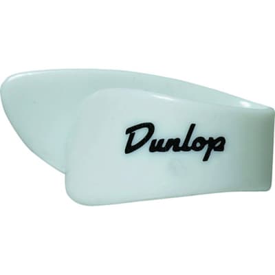 Dunlop 9002R Thumbpicks White Plastic. Medium (12 Pack) *Make An Offer!* image 1