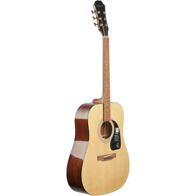 Epiphone FT-100 Acoustic Guitar Player Pack (with Gig Bag), Natural image 4