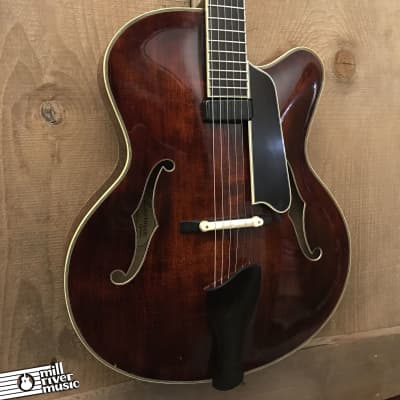 Eastman AR810CE Uptown Archtop Guitar Natural 2005 w/ HSC image 1