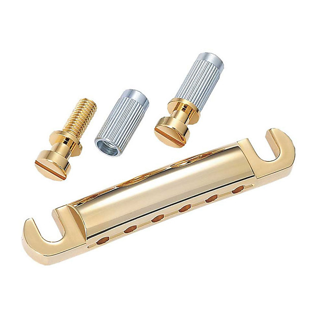 Allparts Gold Stop Tailpiece image 1
