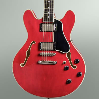 Eastman T386 Semi-Hollow 2022 Red #1797 image 3