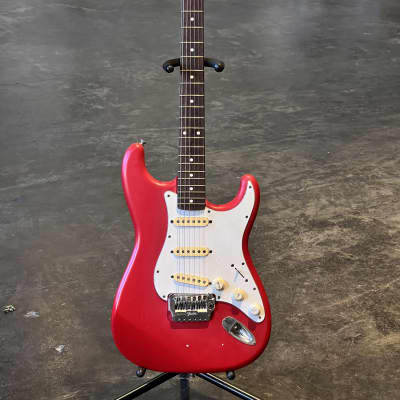 1987 MIJ Squier Stratocaster - Red image 3