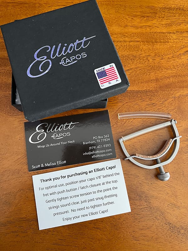 Elliott Integrity CapoGuitar 1 11/16" 1 3/4" Nut Width, Reverb