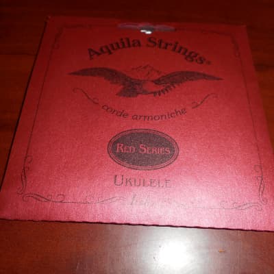 Aquila #83U Red Series Soprano Ukulele Set, High G