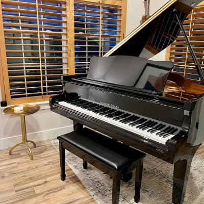 Like New Black High-Gloss Baby Grand Piano: Johannes Seiler GS-150 with Dampp-Chaser Piano Life Saver System installed! image 1