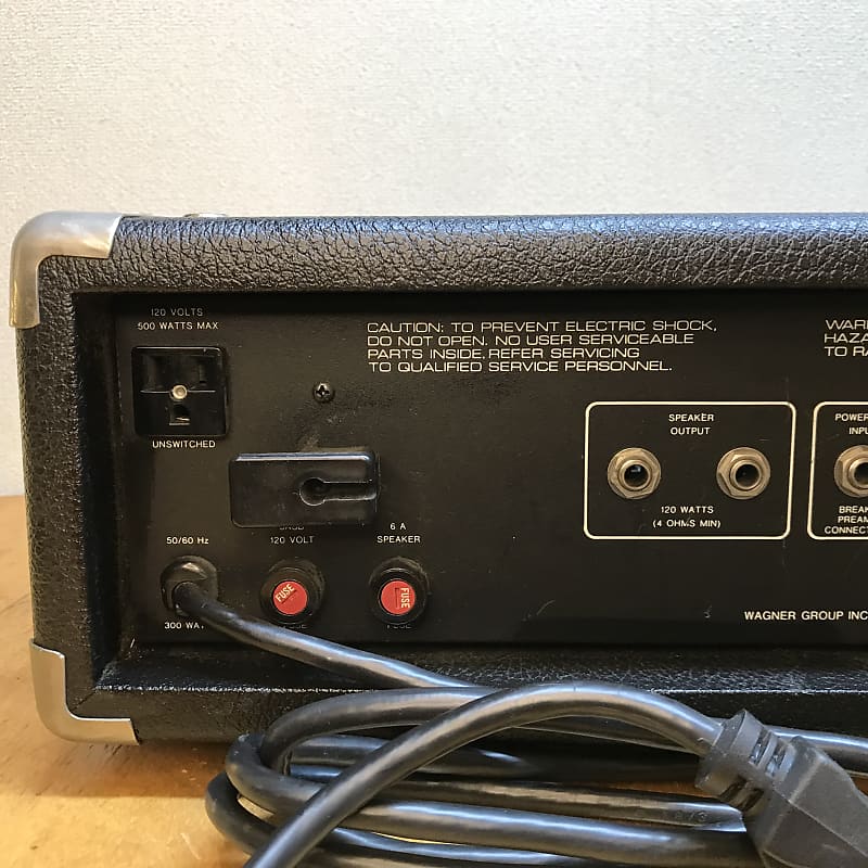 Loud and proud Acoustic B120 Bass head with EQ and limiter