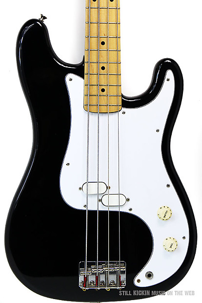 その他 Fender Japan  SQUIER BASS SQ B 15W Fender Japan Squier JV Precision Bass 1984 Black Bass For