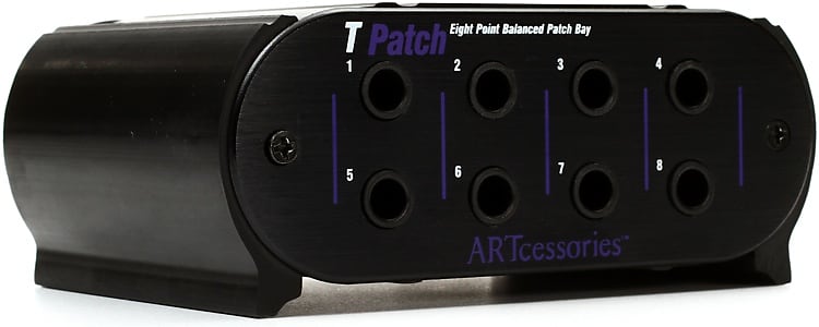 ART TPatch 8-point 1/4 inch TRS Balanced Patchbay image 1
