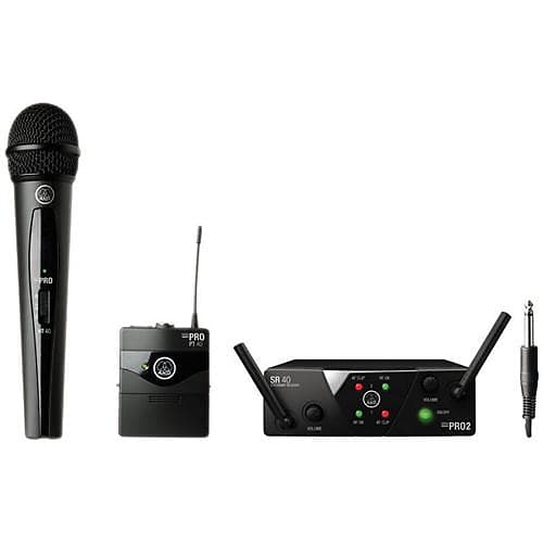 AKG WMS40 MINI2 Mixed Wireless Microphone System (Used/Mint) image 1