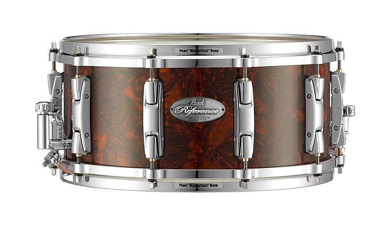 Pearl Music City Custom 13x6.5 Reference Series Snare BURNT