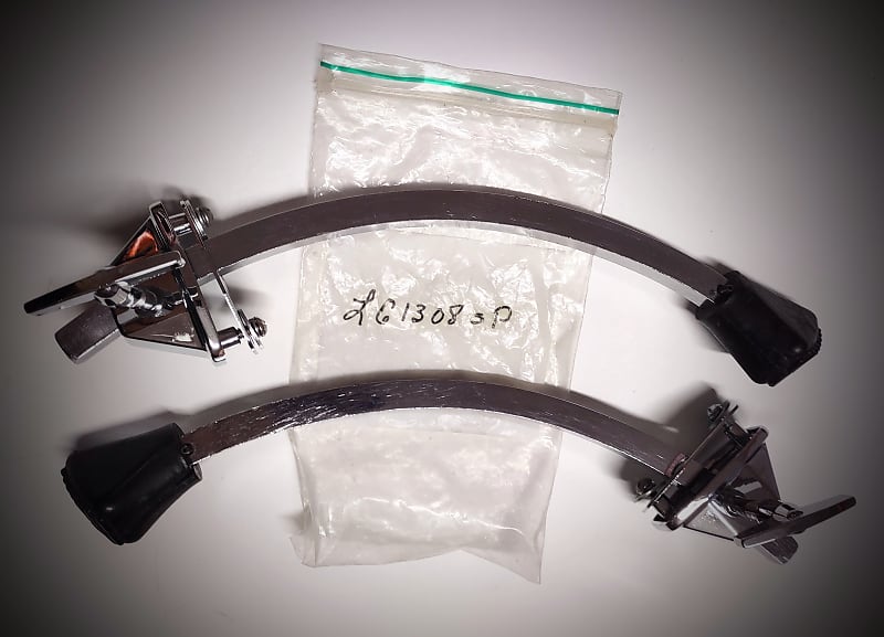 Ludwig Classic Bass Drum Spurs / Legs Vintage 80s NOS! Reverb