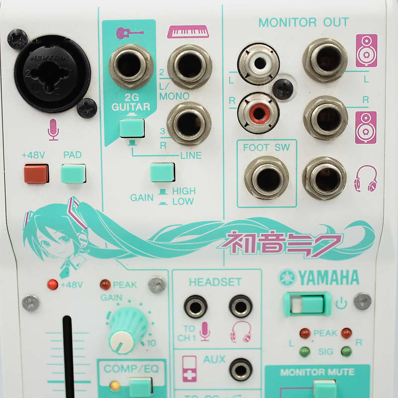 Yamaha AG03-MIKU Hatsune Miku Limited Edition Webcasting Mixer 3 