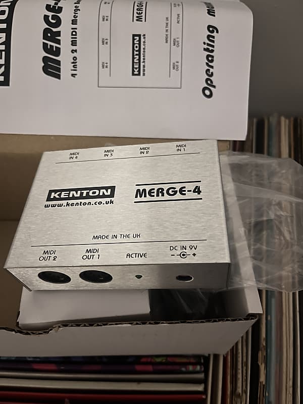 Kenton MIDI Merge 4 new open box | Reverb