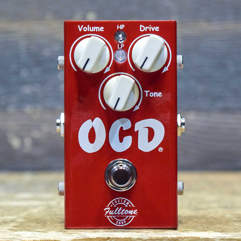Fulltone Custom Shop Limited Edition Candy Apple Red OCD Distortion Effect Pedal image 1