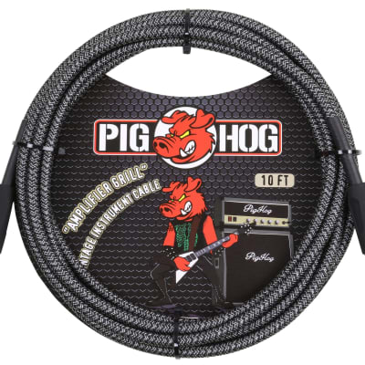 Pig Hog "Amplifier Grill" 10' Straight / Straight Instrument Cable PCH10AG image 1