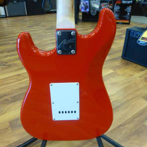 Austin AST100 Red Electric Guitar Strat Body image 3