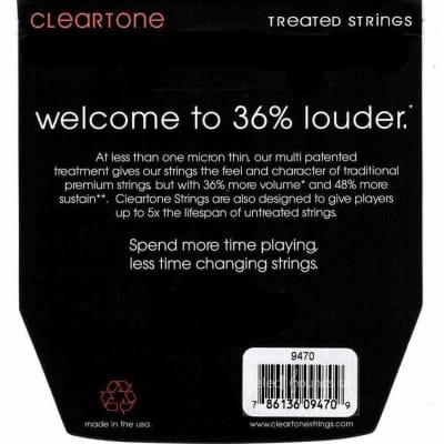 Cleartone 9470 Monster Heavy Series Drop C 13-70 Electric Strings image 2