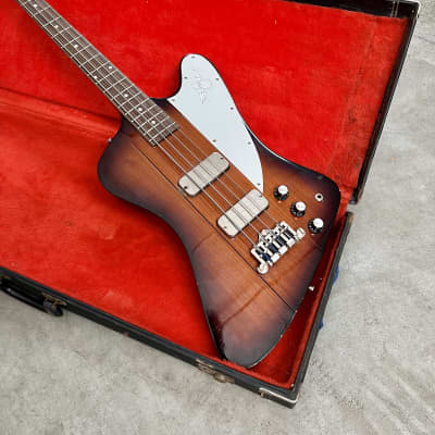 Orville by Gibson Thunderbird Bass Tobacco sunburst original vintage MIJ Japan fujigen image 3