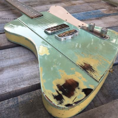 Pardo Guitars- Firecaster  green image 11