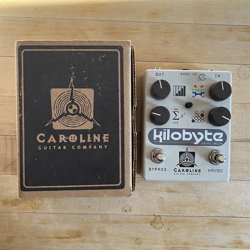 Caroline Guitar Company Kilobyte LoFi Delay Pedal Reverb