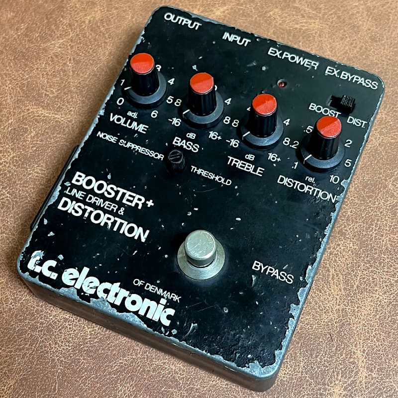 TC Electronic Booster+ Line Driver and Distortion 1980s - Black