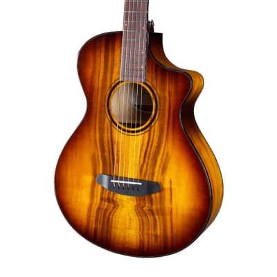 Breedlove Pursuit Exotic S Concertina CE Tiger's Eye All Myrtlewood Acoustic Electric Guitar image 7