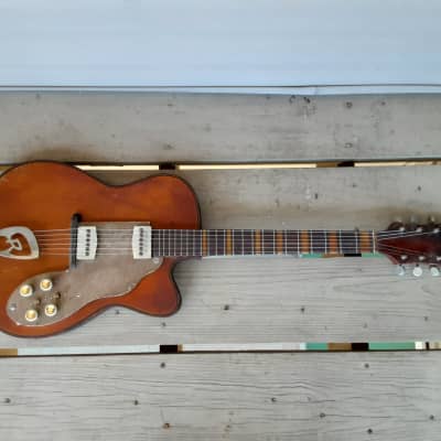 Vintage Late 1950's Roger Electric Electric Guitar! Rare German-Built Instrument! Rickenbacker, Fender Ties! image 2