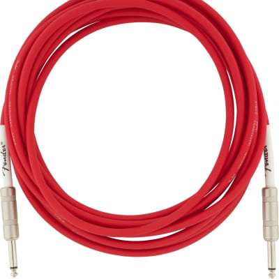 Fender Original Series 18.6' Guitar Cable, Straight/Straight, Fiesta Red image 1