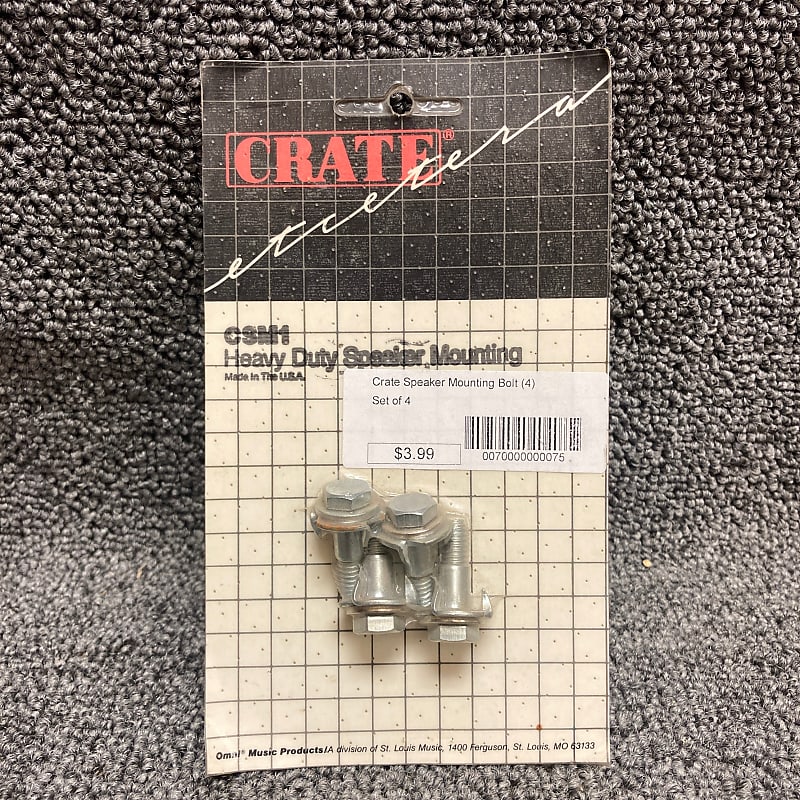 Crate Speaker Mounting Bolts Set of 4 Reverb