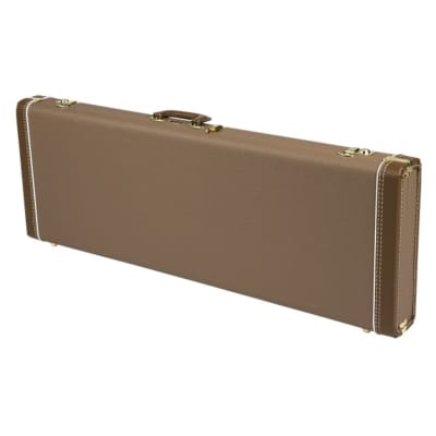 Fender G&G Deluxe Hardcase for Strat / Tele - Brown / Gold Interior image 1