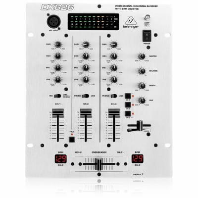 Behringer - DX626 - Professional 3-Channel DJ Mixer with BPM Counter and VCA Control image 2
