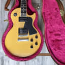 2012 Gibson Les Paul Special Gloss TV Yellow with Humbuckers, Binding, 9.0 LBS