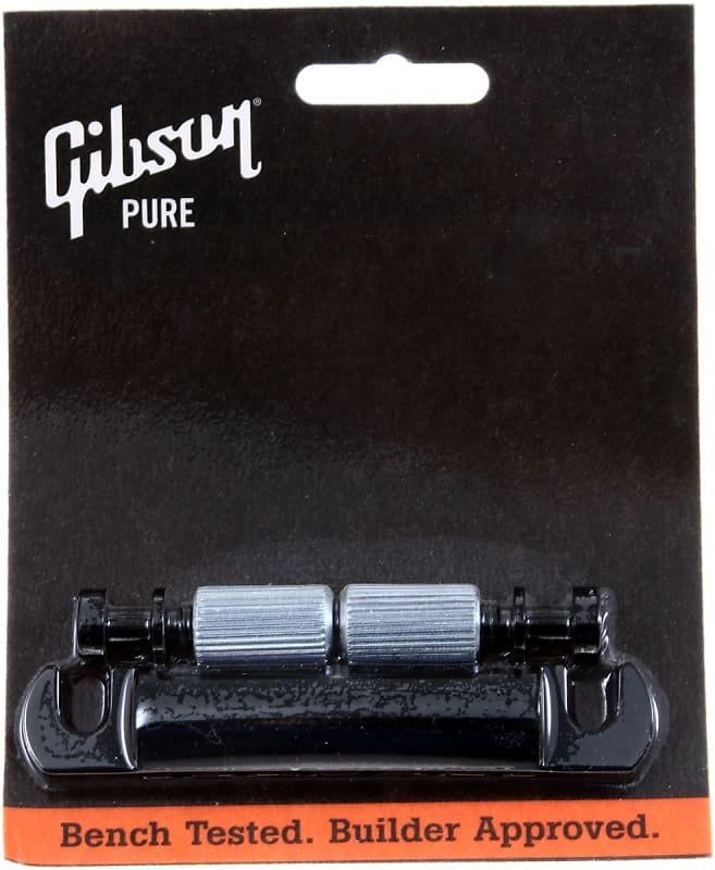 Gibson Stop Bar Black Chrome image 1