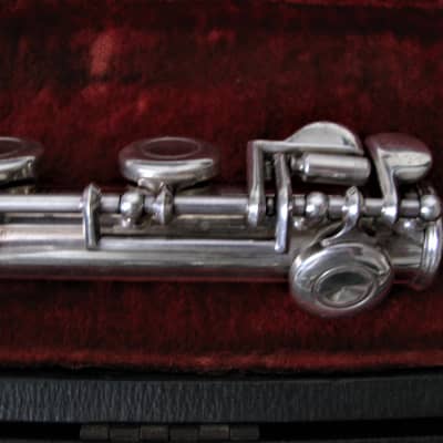 DeFord Flute, Silver plated, Used -looks good, needs work image 3