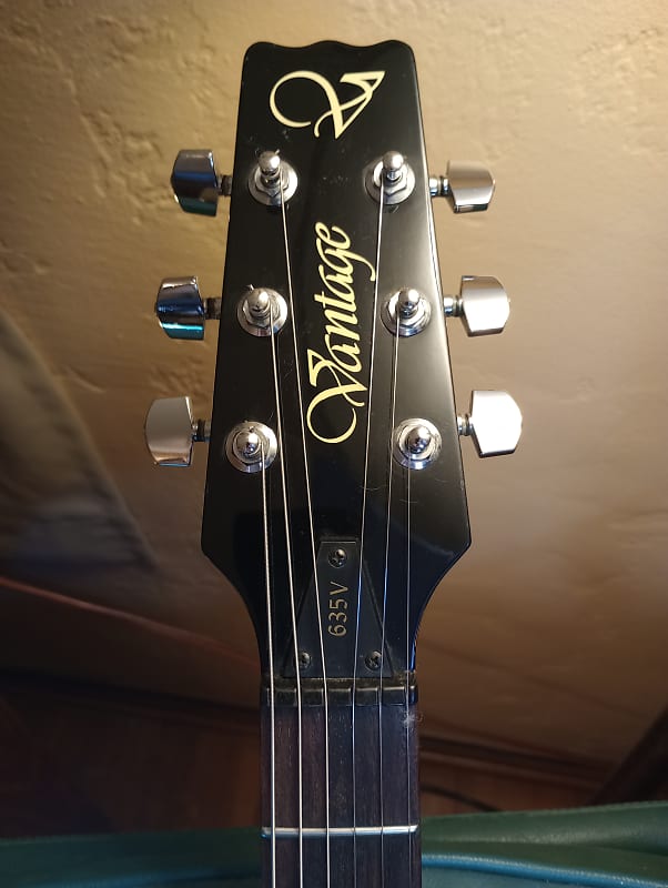 Vantage 635V Electric Guitar - Black | Reverb Vantage 635V Electric Guitar - Black | Reverb