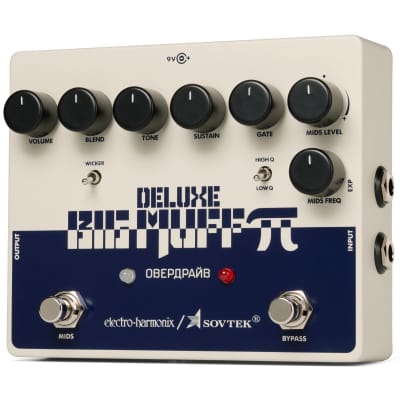 Electro-Harmonix EHX Sovtek Deluxe Big Muff Pi Distortion / Sustainer Effects Pedal image 3