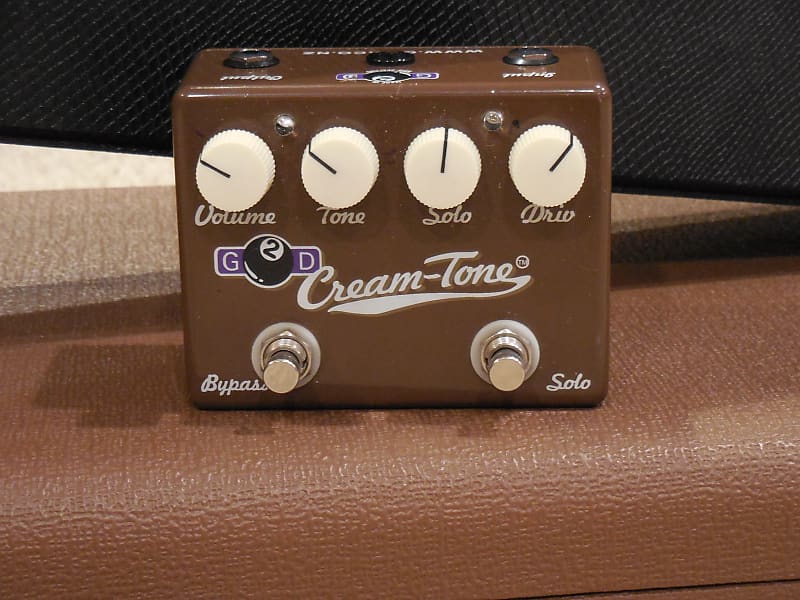 ギター G2D Cream Tone Overdrive booster G2D G2D Cream-Tone Overdrive & Boost (Early Version) #124