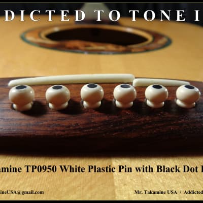 Takamine TP0950 - Creme with Black Dot Insert image 4