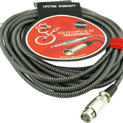Grover Microphone Cable XLR Female to XLR Male for sale