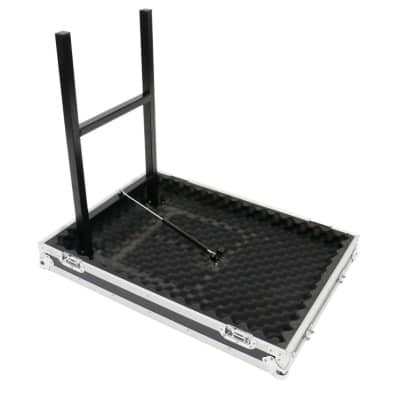 OSP SC20U-20SL 20 Space ATA Amp Rack w/Casters and Attached Utility Table image 3