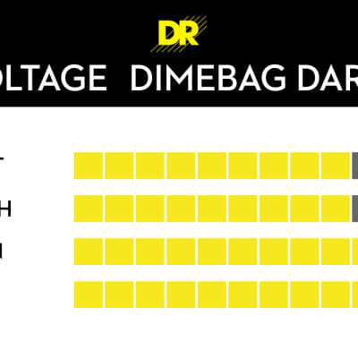 DR Strings Hi-Voltage Dimebag Darrell - Nickel Plated Electric Guitar Strings: Light 9-42 image 7